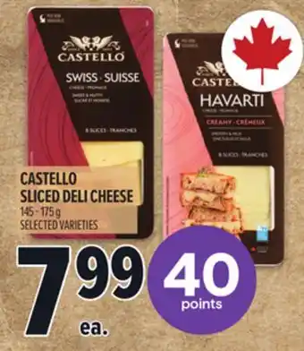 Metro CASTELLO SLICED DELI CHEESE offer