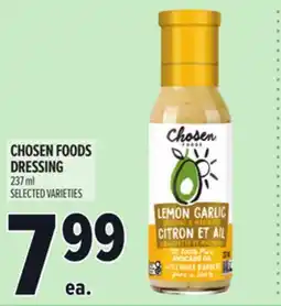 Metro CHOSEN FOODS DRESSING offer