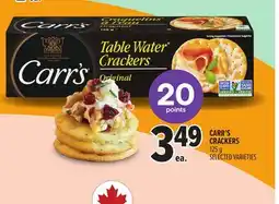 Metro CARR'S CRACKERS offer