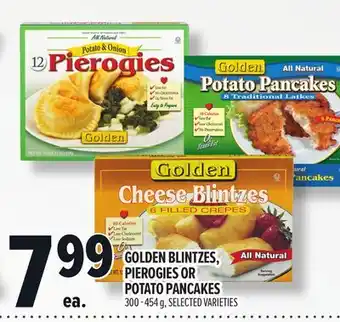 Metro GOLDEN BLINTZES, PIEROGIES OR POTATO PANCAKES offer