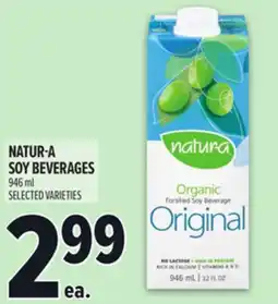 Metro NATUR-A SOY BEVERAGES offer