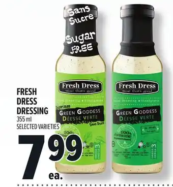 Metro FRESH DRESS DRESSING offer