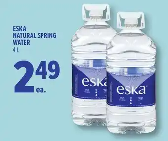 Metro ESKA NATURAL SPRING WATER offer