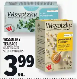 Metro WISSOTZKY TEA BAGS offer