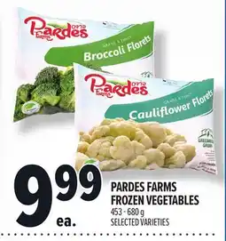 Metro PARDES FARMS FROZEN VEGETABLES offer
