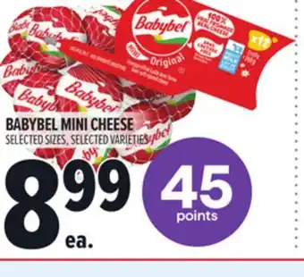 Metro BABYBEL MINI CHEESE offer