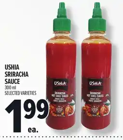 Metro USHIA SRIRACHA SAUCE offer