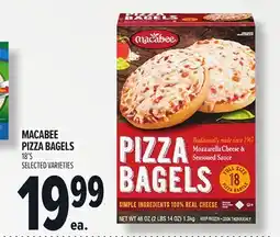 Metro MACABEE PIZZA BAGELS offer
