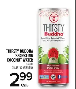 Metro THIRSTY BUDDHA SPARKLING COCONUT WATER offer