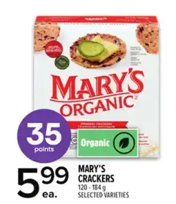 Metro MARY'S CRACKERS offer