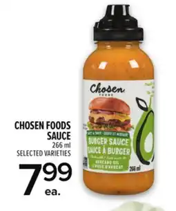 Metro CHOSEN FOODS SAUCE offer