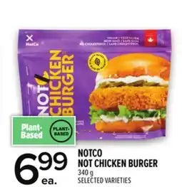 Metro NOTCO NOT CHICKEN BURGER offer