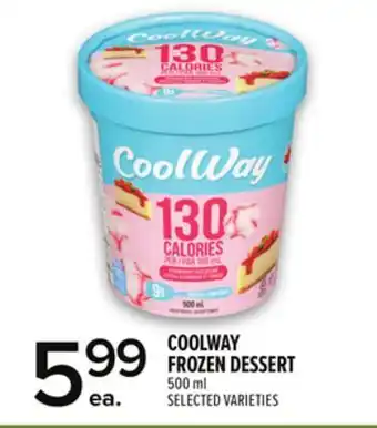 Metro COOLWAY FROZEN DESSERT offer