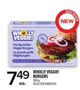 Metro WHOLLY VEGGIE! BURGERS offer
