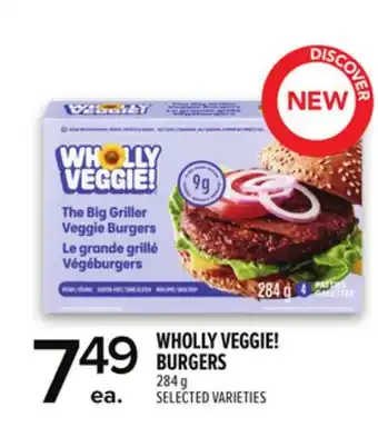 Metro WHOLLY VEGGIE! BURGERS offer