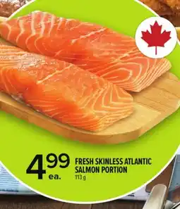Metro FRESH SKINLESS ATLANTIC SALMON PORTION offer