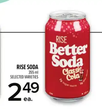 Metro RISE SODA offer