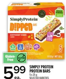 Metro SIMPLY PROTEIN PROTEIN BARS offer