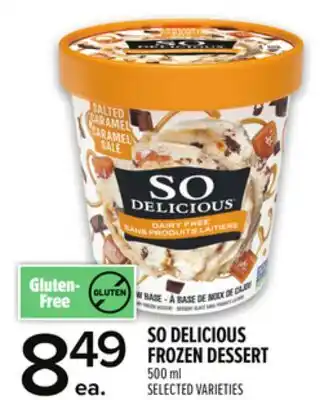 Metro SO DELICIOUS FROZEN DESSERT offer