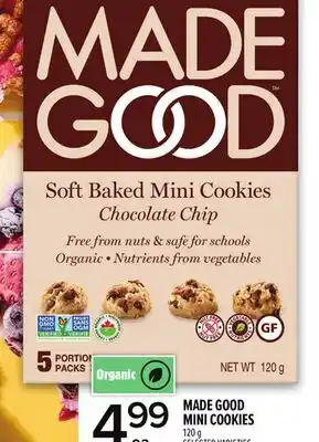 Metro MADE GOOD MINI COOKIES offer