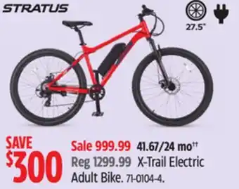 Canadian Tire STRATUS X-Trail Electric Adult Bike offer