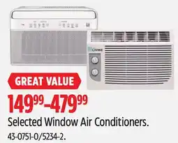 Canadian Tire Selected Window Air Conditioners offer