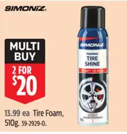 Canadian Tire Tire Foam, 510g offer
