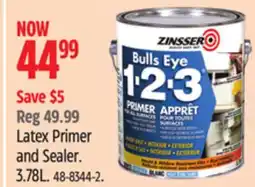 Canadian Tire Latex Primer and Sealer 3.78L offer