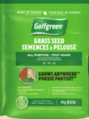 Canadian Tire All-Purpose Grass Seed, 4kg offer