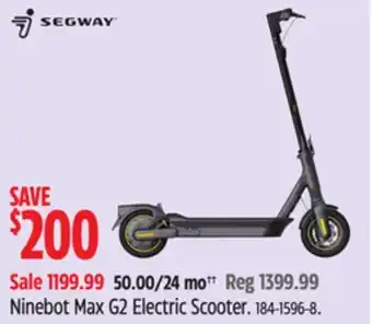 Canadian Tire Segway Ninebot Max G2 Electric Scooter offer