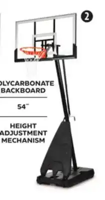 Canadian Tire Spalding Hercules Portable Basketball System offer