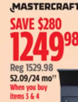 Canadian Tire MASTERCRAFT offer