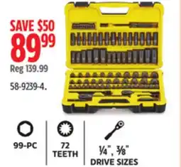 Canadian Tire Stanley TEETH ¼ , ⅜ DRIVE SIZES offer