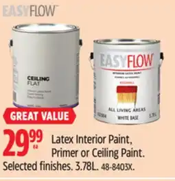 Canadian Tire EASY FLOW Latex Interior Pain offer