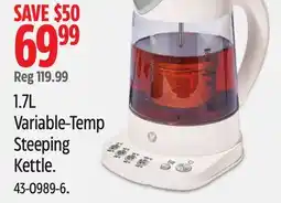 Canadian Tire Variable-Temp Steeping Kettle offer