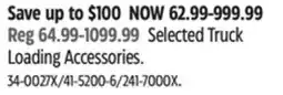 Canadian Tire CargoMaster Selected Truck Loading Accessories offer