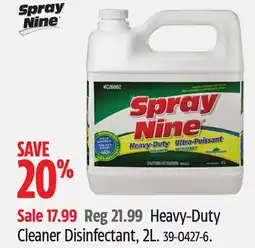 Canadian Tire Heavy-Duty Cleaner Disinfectant, 2L offer