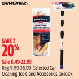 Canadian Tire Simoniz Selected Car Cleaning Tools and Accessories offer