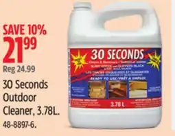 Canadian Tire 30 Seconds Outdoor Cleaner, 3.78L offer