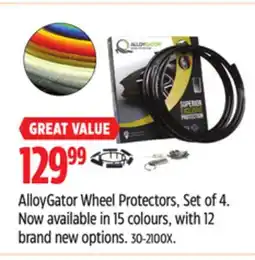 Canadian Tire AlloyGator Wheel Protectors, Set of 4. Now available in 15 colours, with 12 brand new options offer