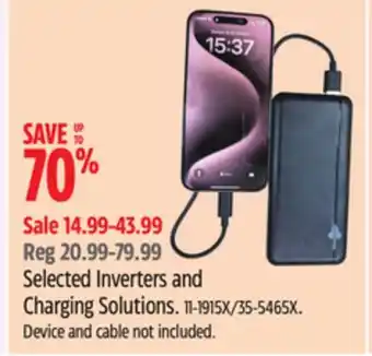 Canadian Tire Bluehive Selected Inverters and Charging Solutions offer