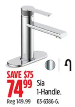 Canadian Tire Danze Sia 1-Handle offer