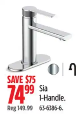 Canadian Tire Danze Sia 1-Handle offer