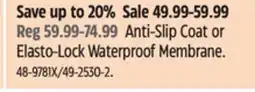 Canadian Tire Daich Anti-Slip Coat or Elasto-Lock Waterproof Membrane offer