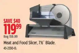 Canadian Tire Cuisinart Meat and Food Slicer, 71⁄2˝ Blade offer