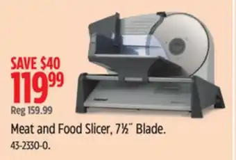 Canadian Tire Cuisinart Meat and Food Slicer, 71⁄2˝ Blade offer