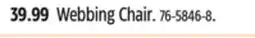 Canadian Tire Outbound Webbing Chair offer