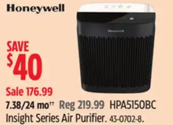 Canadian Tire Insight Series Air Purifier offer