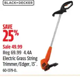 Canadian Tire Black & Decker Electric Grass String Trimmer/Edger, 13˝ offer