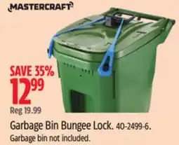 Canadian Tire Mastercraft Garbage Bin Bungee Lock offer